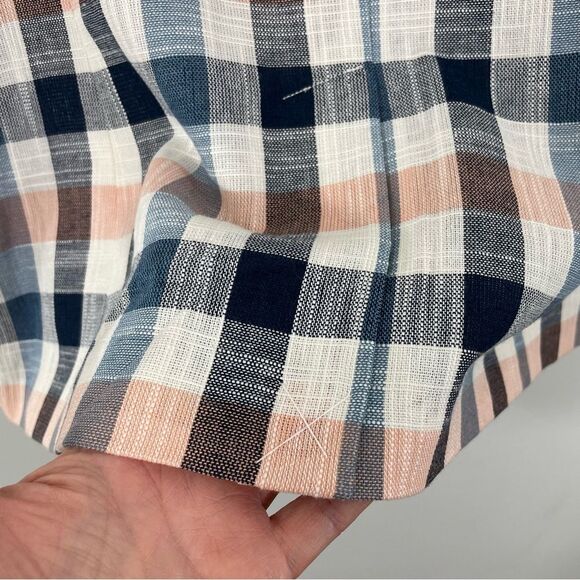 NEW‎ Talbots Vivid Plaid Blazer Ivory Multi Size 14P Petite - Picture 4 of 8